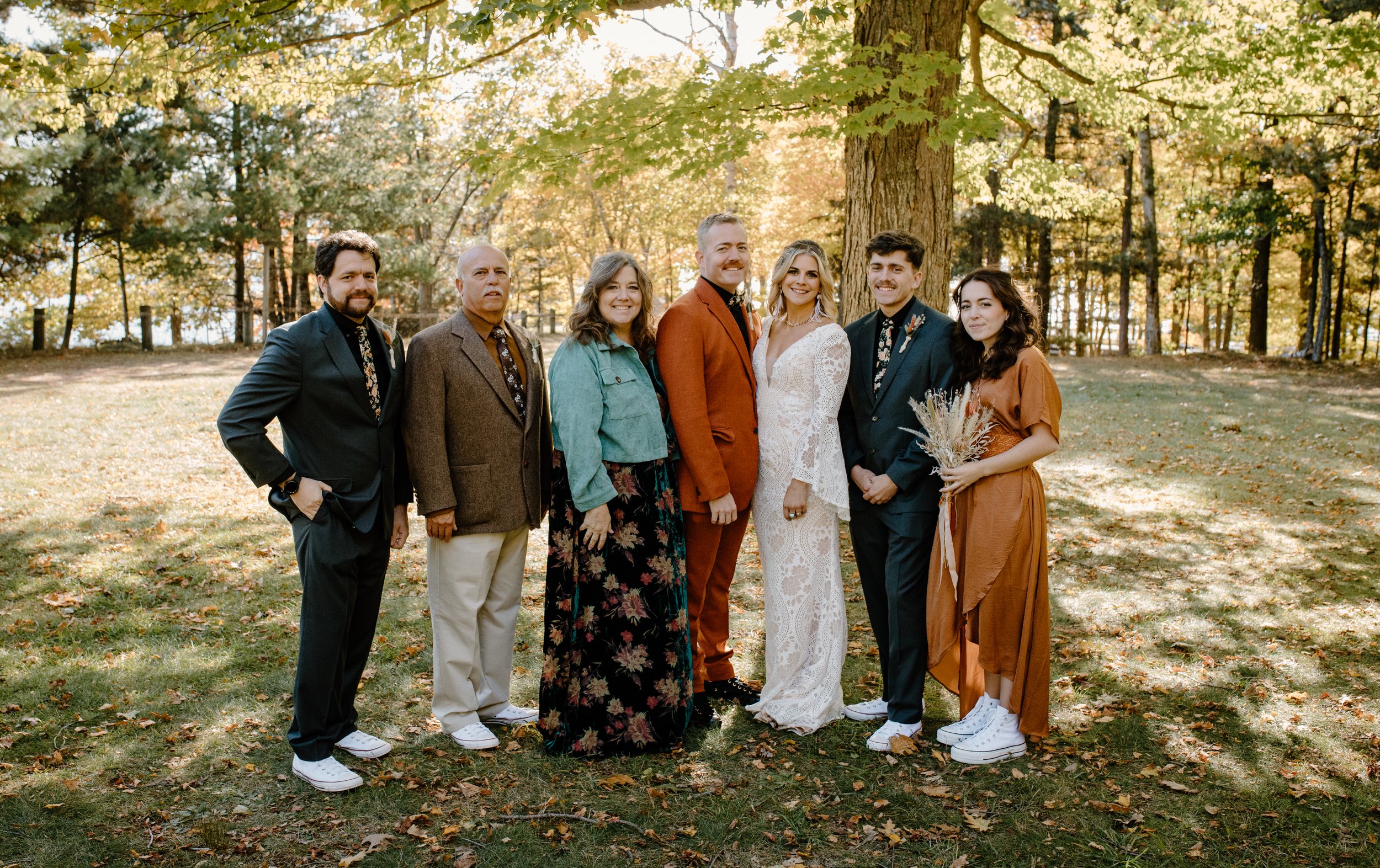 Presque Isle Marquette Michigan Family Wedding Portrait