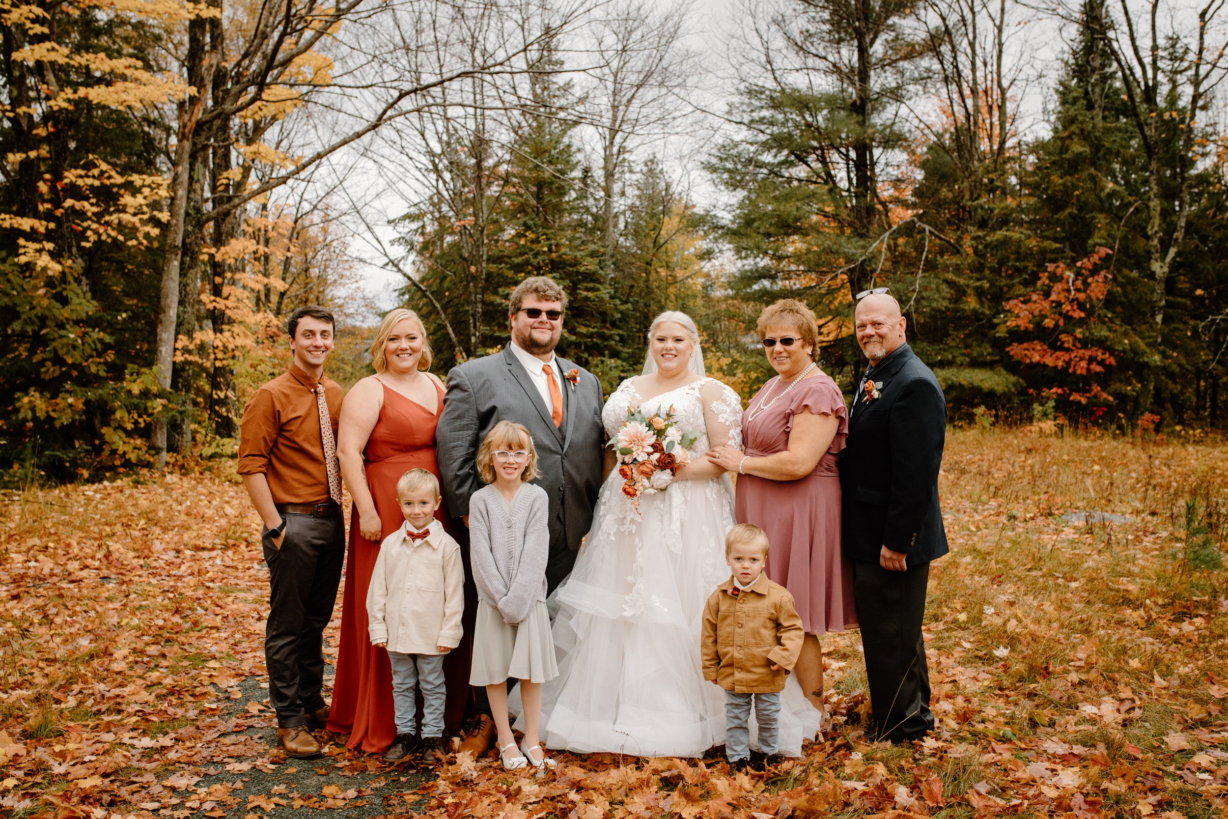 Houghton Michigan Wedding Family Portraits